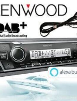 Marine Digital Media Receiver mit Digitalradio DAB+, Bluetooth-Technologie und Amazon Alexa Sprachdienst. KENWOOD - Dübendorf