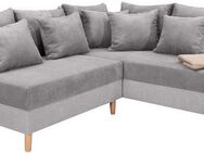 COLLECTION AB Ecksofa L-Form, Ecksofa,Ottomane rechte Seite montierbar,Komfortablen bonnelfederkern