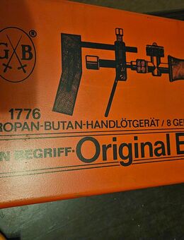 Propan–Butan–Handlötgerät Brenner/ 8 Gerätevarianten Barthel 1776 neuwertig - Erfurt