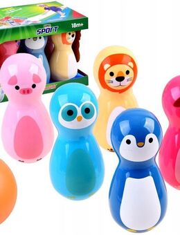 Kinder Bunte Bowling Kegeln Set Tierrasseln Spielzeug - Wuppertal