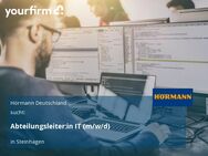 Abteilungsleiter:in IT (m/w/d) - Steinhagen (Nordrhein-Westfalen)