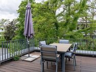 Stilvolle 4-Zimmer-Maisonette-Wohnung mit großer Westterrasse zum Wohlfühlen, neue Böden & neues Bad! - Bogen