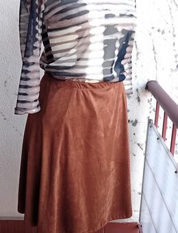 Selfmade Da. Stretch Rock Braun Velour Leder Optik ausgestellt 38/40 " NEU " - Viersen Zentrum