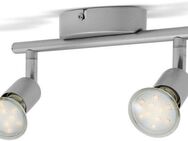 B.K.Licht LED Deckenleuchte, Leuchtmittel wechselbar, Warmweiß, LED Deckenlampe Wohnzimmer schwenkbar inkl. 3W 250lm GU10 Decken-Spot