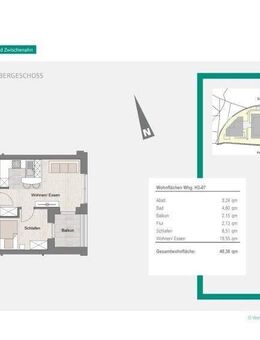 Toplage! Neue, moderne Eigentumswohnung direkt am Bad Zwischenahner Meer - Wohnpark Am Hogen Hagen - Neubau einer Wohnanlage mit 24 Eigentumswohnu - Bad Zwischenahn