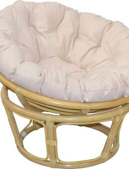 Home affaire Rattanstuhl Papasansessel, TOPSELLER!, aus geflochtenem Rattan, in verschiedenen Größen (80-110 cm)