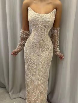 Abendkleid beige 36 - Osnabrück Zentrum