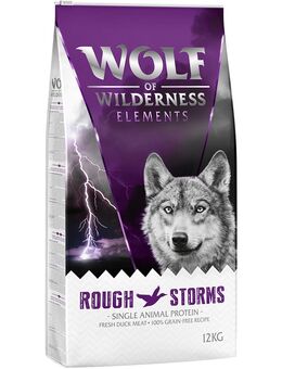 Wolf of Wilderness Adult "Wild Hills" Ente - getreidefrei -12 kg Ente Elements Sensitiv ("Rough Storms")