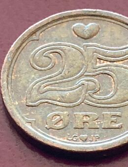 Münze Münzen Umlaufmünze Dänemark 25 Öre 1990 - Alzey