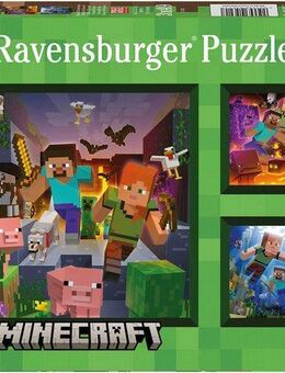 Ravensburger Puzzle Minecraft Biomes, 147 Puzzleteile, Made in Europe