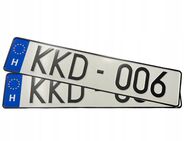 Autokennzeichen KFZ Kennzeichen für Sammler oder Showzwecke original geprägt Ungarn - Wuppertal