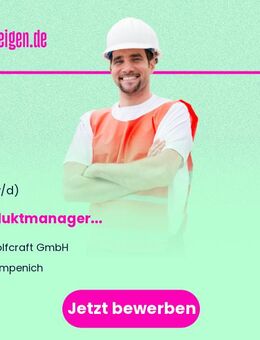 Produktmanager (m/w/d) - Kempenich