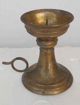 Antiker-Messing-Kerzenständer, 11,5 cm hoch, 255 Gramm - Simbach (Inn) Zentrum