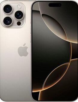 Apple iPhone 16 Pro Max Smartphone (17,4 cm/6,9 Zoll, 512 GB Speicherplatz, 48 MP Kamera)