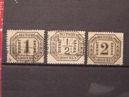 NDP-Dienstmarken,1870,Mi.Nr.3-5,Lot 418