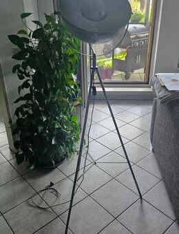 Stehlampe grau gemustert - Datteln