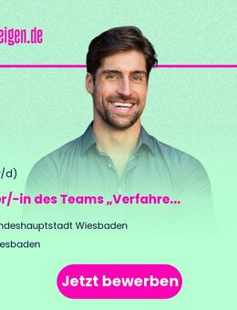 Leiter/-in des Teams „Verfahrens- und Qualitätssicherung der Bauleitplanung“ (w/m/d) - Wiesbaden
