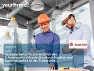 Sachbearbeiter*in (m/w/d) für den Schwerpunkt Infrastrukturkoordination und Sonderprojekte in der Stabsstelle Wohnbauleitstelle bei Dezernat VI – Planen und Bauen - Köln