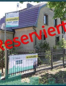 Reserviert! Einfamilienhaus, großes Nebengebäude, Doppelgarage, viel Platz für Sie! - Am Mellensee