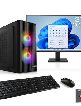 CSL Spectrum V25210 PC-Komplettsystem (27", AMD Ryzen 3 3200G, 32 GB RAM, 1000 GB SSD)