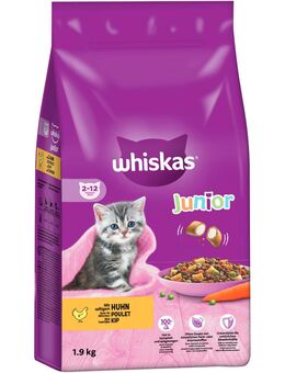 Sparpaket Whiskas - Junior Huhn (2 x 1,9 kg)