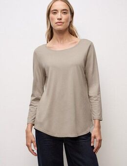 STREET ONE Langarmshirt in Unifarbe