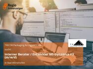 Interner Berater / Entwickler MS Dynamics AX (m/w/d) - Bad Wörishofen