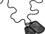 Diesel Kette mit Anhänger Schmuck Geschenk Edelstahl Halskette FONT, DX1553040, DX1554001