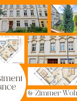Jetzt investieren - 4,88% Rendite & enormes Mietsteigerungspotenzial! 6-Zimmer Wohnung in Magdeburg - Magdeburg