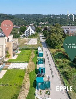 Nur noch 5 Einheiten: 4-Zimmer-Wohnung mit 2 Bädern & Balkon direkt am Hospital-Park in Heidelberg. - Heidelberg