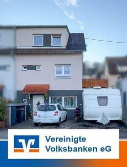 Reiheneckhaus mit Garage und großer Terrasse - Wannweil