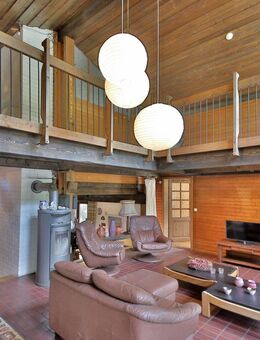 Einzigartiges Architektenhaus im Split-Level-Stil mit Carports und Outdoor-Lounge - Bad Wildbad