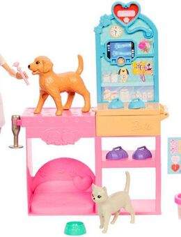 Barbie Anziehpuppe Haustierklinik Spielset