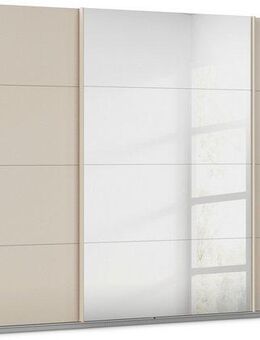 rauch Schwebetürenschrank Kleiderschrank Kleiderschränke Schrank Garderobe AGORDO mit Glasfront durchdachte Innenausstattung, in 4 Breiten und 2 Höhen MADE IN GERMANY