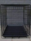 Hundebox 2 Türen Schwarz (107 cm) in 47559