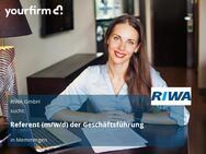 Referent (m/w/d) der Geschäftsführung - Memmingen