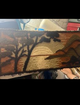 Vintage Wandteppich / Shag-Teppich - Handarbeit - Wesseling