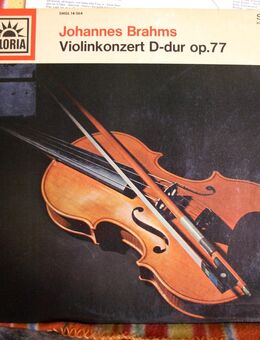 Schallplatte -- Johannes Brahms / Violinkonzert   D - dur  op. 77 - Wuppertal