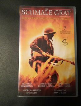 VHS Video Kassette Der schmale Grat Sean Penn George Clooney Adrien Brody FSK16 - Essen