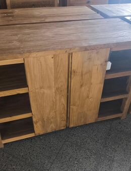 Waschtisch Waschtischunterschrank Waschbecken stehend recycling Teakholz 120cm - Duisburg