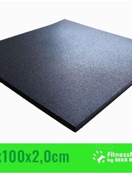 1m x 1m x 2cm Sportboden aus 100% RC Kautschuk - Simmerath