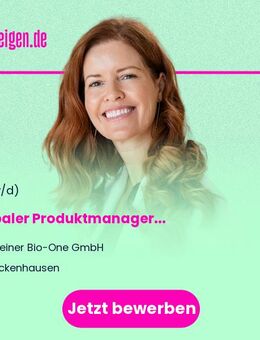 Globaler Produktmanager (m/w/d) - Frickenhausen