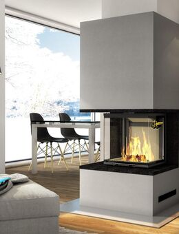 Kaminbausatz 🟡 PURE Smart 3PLTh-S 7,5KW Panorama U Kamin Bausatz Ofen Neu Hajduk LDF-Kamine - Strausberg