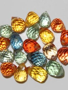 5,31 ct / 5,37 ct -ECHT , Top Augenreine TOP LOTS SAPHIR BRIOLETTEN - gebohrt - Neubrandenburg