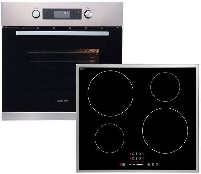 Hanseatic Backofen-Set 65M90E3-E11B200 und MC-IF7021B2, mit 2-fach-Teleskopauszug - 