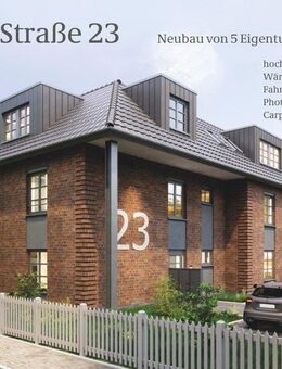 Neubau Erdgeschosswohnung mit Gartenanteil und Carport in Bassum - Bassum
