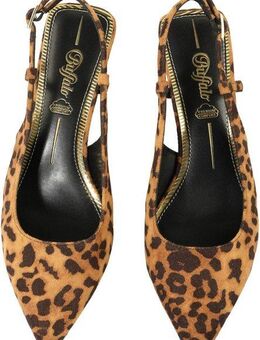 Buffalo Buffalo Sling Back- Vegan Suede High-Heel-Pumps