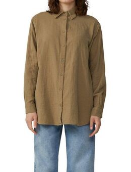 QS Hemdbluse aus luftiger Musselinqualität