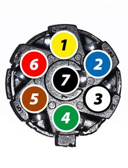 Trailer check side 7 Polig Neu nie gebraucht für Hänger Anschluss Stecker - Hersbruck