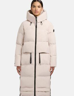 khujo Steppmantel Aroma-YM Gesteppter Damen Wintermantel mit hohen Gehschlitzen